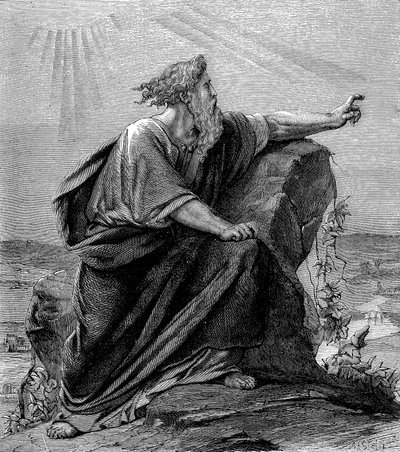 Moses, profet i Det gamle testamente, c1860. av Unbekannt