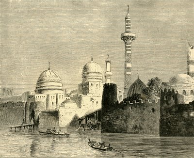 Mosul, hovedbyen i Al-Jezireh Mesopotamia, 1890. av Unbekannt