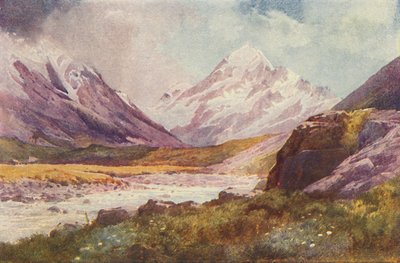 Mount Cook, New Zealand, 1924 av Unbekannt