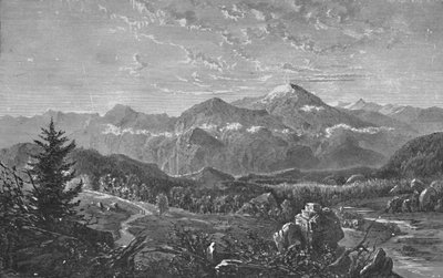 Mount Washington og White Hills, 1883 av Unbekannt