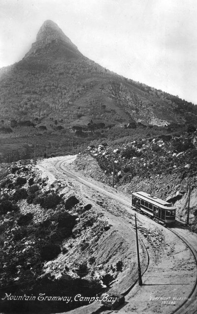 Fjelltrikk, Camps Bay, Cape Town, Sør-Afrika, 1917 av Unbekannt