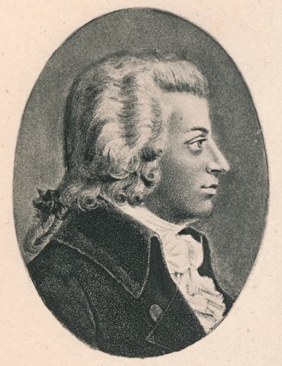 Mozart., 1895. av Unbekannt