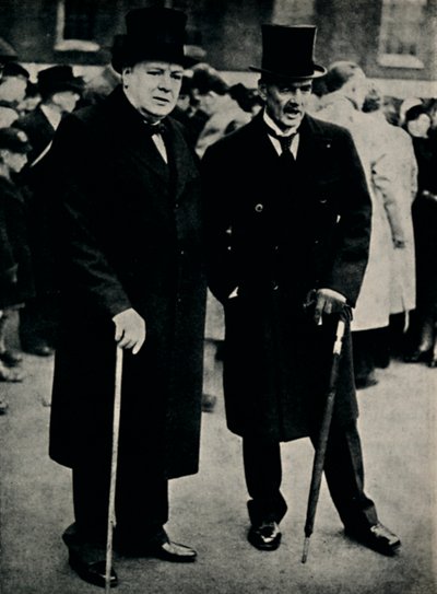 Mr. Chamberlain og Mr. Churchill, 23. februar 1940, 1945. av Unbekannt