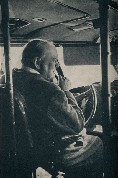 Mr. Churchill med R.A.F. - ved kontrollene til flybåten Berwick, 1942, 1945. av Unbekannt