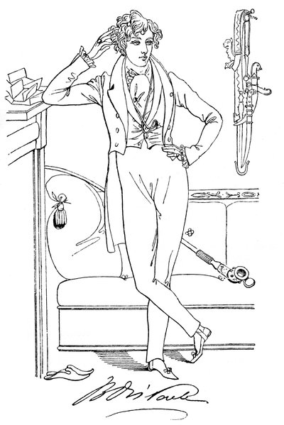Mr Disraeli i sin ungdom, 1800-tallet av Unbekannt