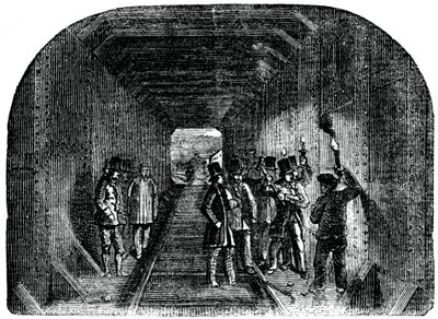 Mr Stephenson satte inn den siste naglen, 1886 av Unbekannt