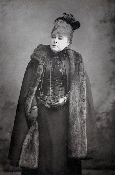 Mrs Bancroft nee Marie Wilton 1840-1921, engelsk skuespillerinne, c1890 av Unbekannt