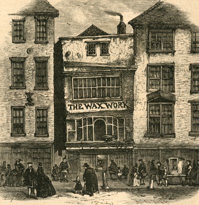 Mrs. Salmons Waxwork, Fleet Street - Palace of Henry VIII. og kardinal Wolsey, 1897. av Unbekannt