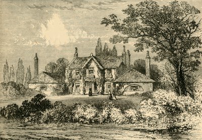 Mrs Siddons House i Westbourne Green, 1800, c1876. av Unbekannt