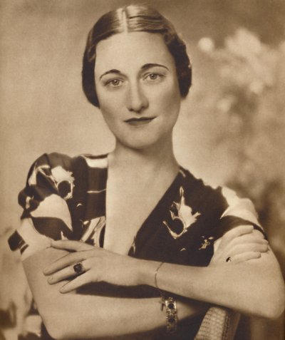 Mrs Simpson: A Studio Portrait, 1937 av Unbekannt