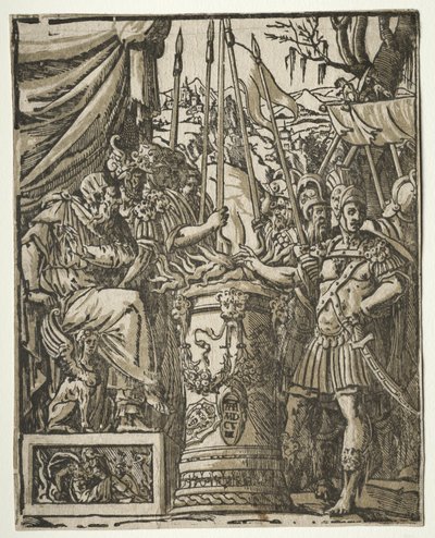 Mucius Scaevola, 1608 av Unbekannt