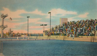 Kommunalt svømmebasseng, Barranquilla, c1940-tallet av Unbekannt