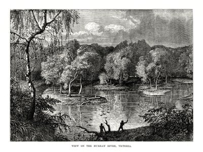 Murray River, Victoria, Australia, 1877 av Unbekannt