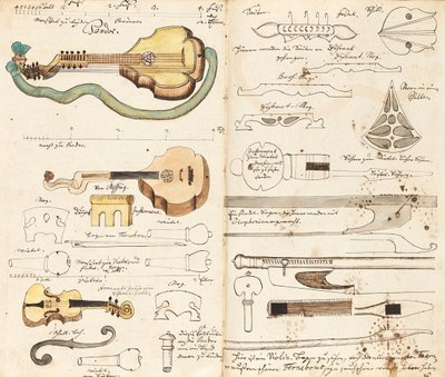 Musikkmanuskript fra Miners Music, ca 1760. av Unbekannt