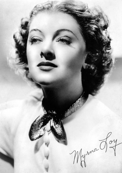 Myrna Loy 1905-1993, amerikansk skuespillerinne, c1930-c1940s av Unbekannt