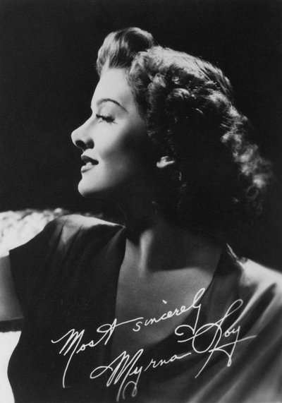 Myrna Loy 1905-1993, amerikansk skuespillerinne, ca 1930-tallet av Unbekannt