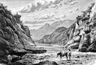 Nan-Kow, Gate of the Great Wall, fra Pata-Ling, c1890 av Unbekannt