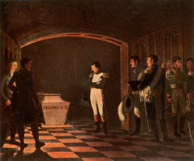 Napoleon I ved graven til Fredrik den store, 27. oktober 1806, 1936. av Unbekannt