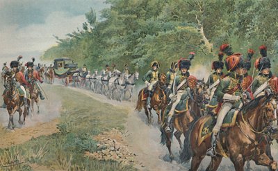 Napoleons reisemåte, c1800, 1896. av Unbekannt