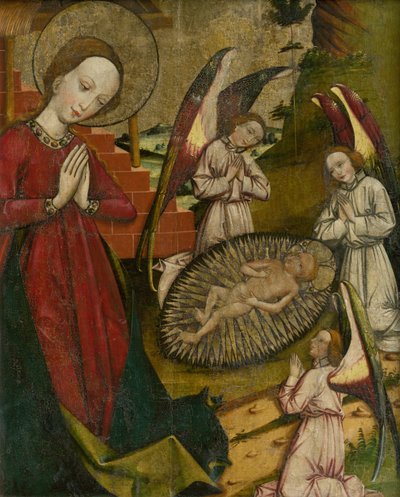 Jesu fødsel (tilbedelse), Fragment av alterfløyen fra Spišská Stará Ves av Unbekannt