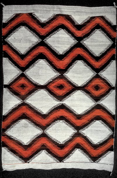 Navajo-teppe, nordamerikansk indisk, 1800-tallet av Unbekannt