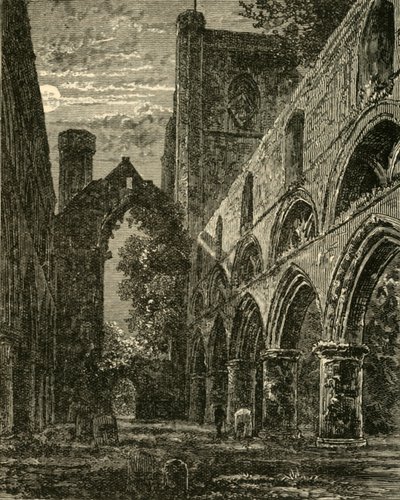 Nave of Dunkeld Cathedral, 1898. av Unbekannt