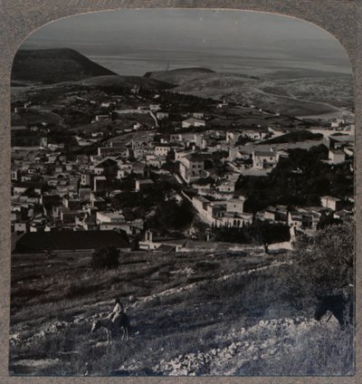 Nasaret og nedbørsfjellet, ca 1900 av Unbekannt