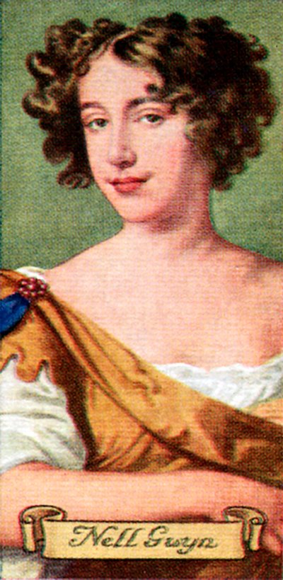 Nell Gwyn, hentet fra en serie sigarettkort, 1935 av Unbekannt