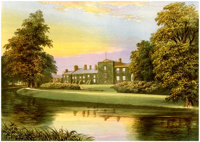Netherhall, Cumbria, hjemmet til Pocklington-Senhouse-familien, c1880 av Unbekannt