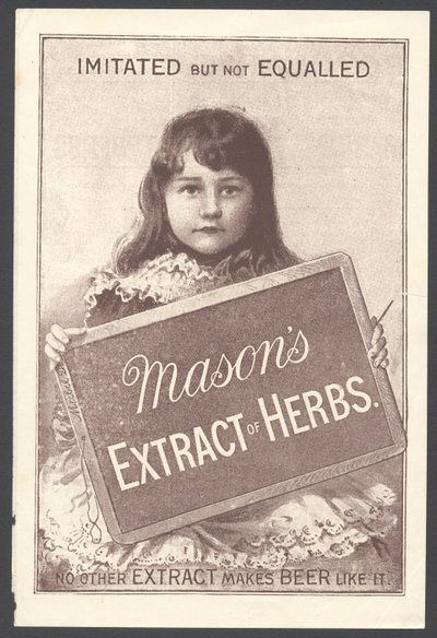 Newball and Mason Extract of Herbs, 1890-tallet av Unbekannt