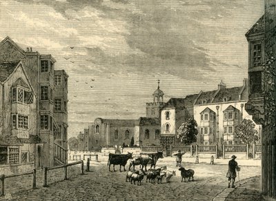 Newington Butts i 1820, c1878. av Unbekannt