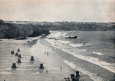 Newquay - Et stille badested, 1895 av Unbekannt