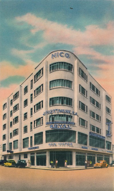 Nico-bygningen, eiere: P. & M. Matera, Barranquilla, ca. 1940-tallet av Unbekannt