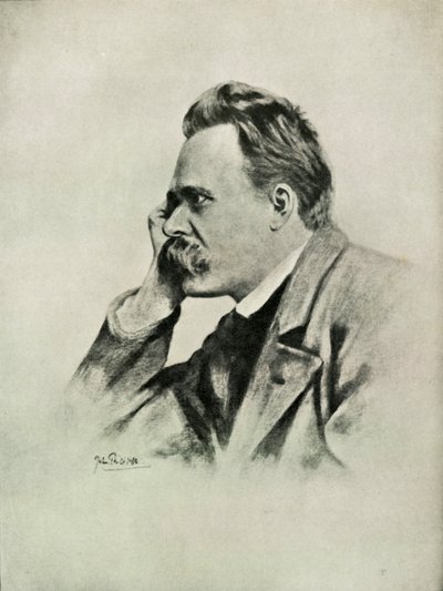 Nietzsche, 1919. av Unbekannt