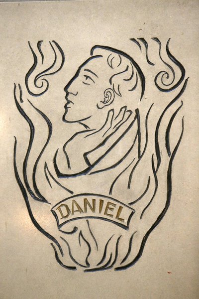 Notre Dame de France katolske kirke, London. Profeten Daniel, London, Storbritannia av Unbekannt