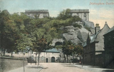Nottingham Castle, slutten av 1800-begynnelsen av 1900-tallet. av Unbekannt