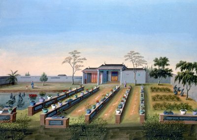 Barnehage, Kina, c1820-1840 av Unbekannt