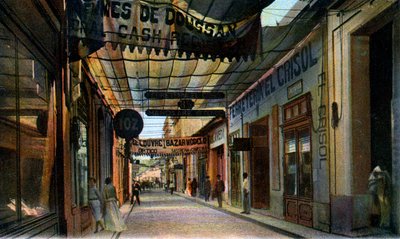 OReilly Street, Havana, Cuba, tidlig på 1900-tallet av Unbekannt