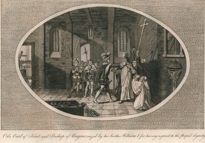 Odo, jarl av Kent og biskop av Bayeux, beslaglagt av broren William I, 1082 1793 av Unbekannt