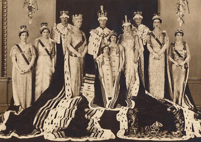 Offisiell kroningsgruppe, 1937 av Unbekannt