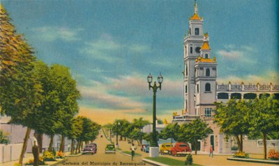 Olaya Herrera Avenue, Barranquilla, ca 1940-tallet av Unbekannt