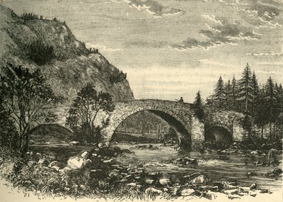 Old Bridge ved Invercauld, 1898. av Unbekannt