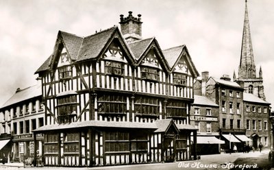 Old House, Hereford, Herefordshire, tidlig på 1900-tallet av Unbekannt