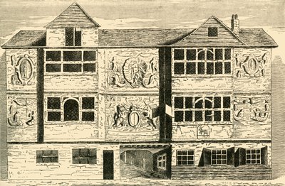 Gamle hus tidligere ved Bankside, c1878. av Unbekannt