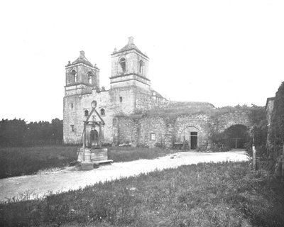 Old Spanish Mission, San Antonio, Texas, USA, ca 1900. av Unbekannt