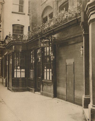 Olde Dr. Butlers Head, etablert i Masons Avenue i 1616, c1935. av Unbekannt