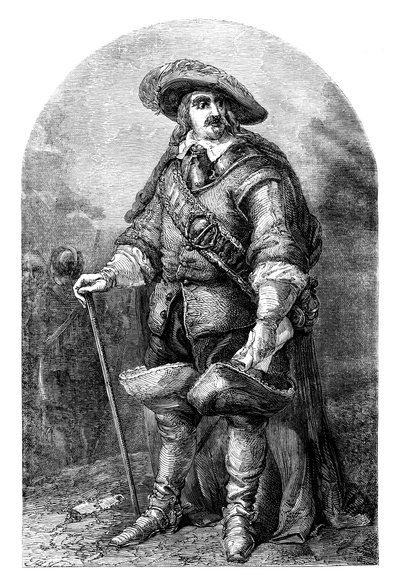 Oliver Cromwell 1599-1658, c1700-tallet c1902 av Unbekannt