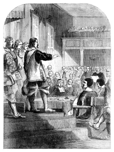Oliver Cromwell 1599-1658 nektet å akseptere kronen, c1902 av Unbekannt