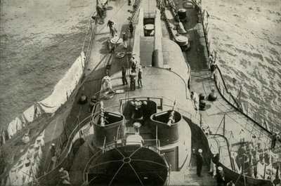 On Board A French Dreadnought, 1919. av Unbekannt