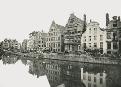 På Bank of the Schelde, Gent, Belgia, 1895. av Unbekannt
